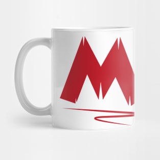 M LETTER Mug